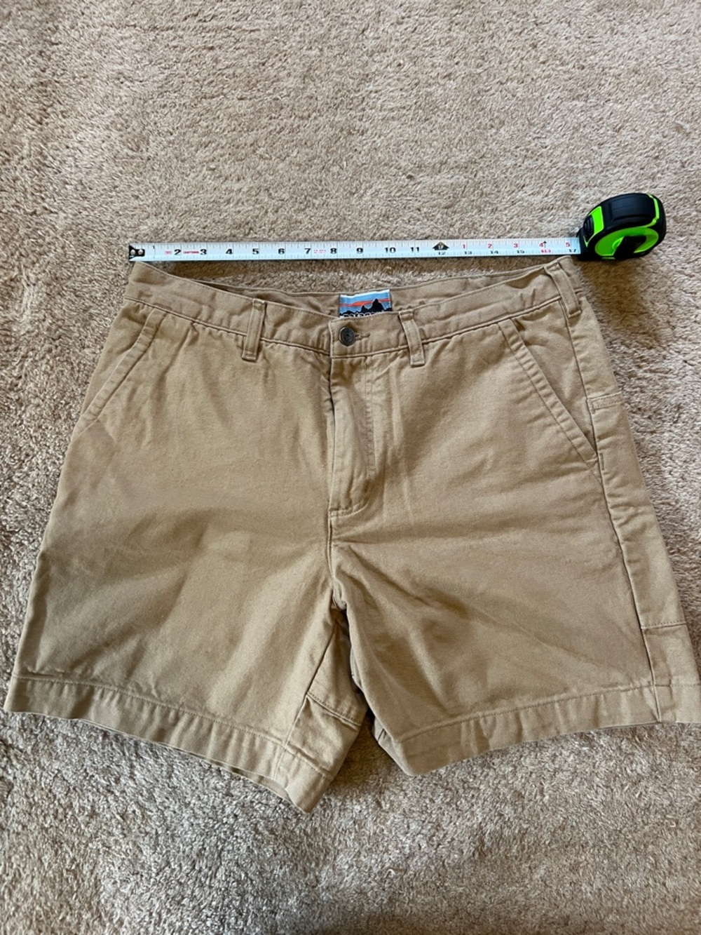 Patagonia heritage stand-up shorts 7 inch inseam.
